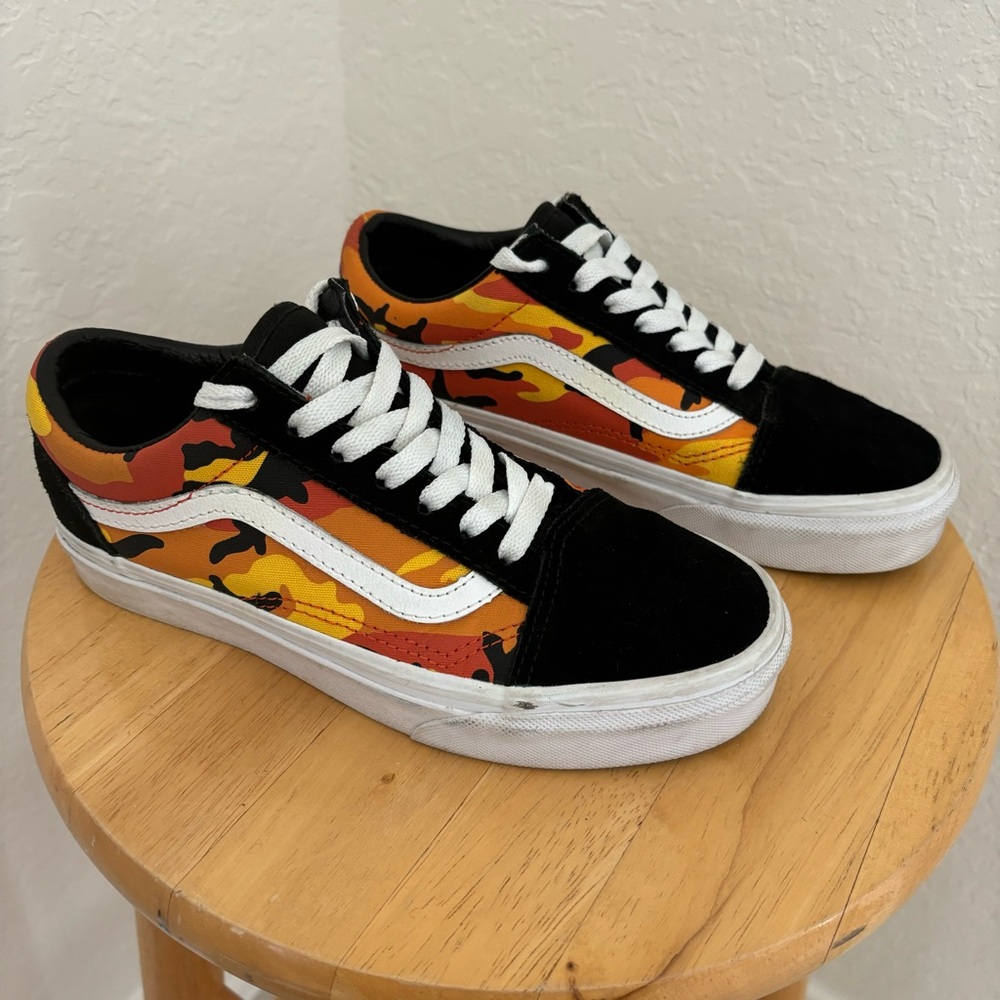 Camo old school vans